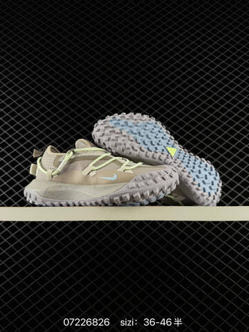 Nike ACG Mountain Fly Low GTX SE Brown Khaki White Blue EU 36-46 Trail - Unisex (BS-70123)