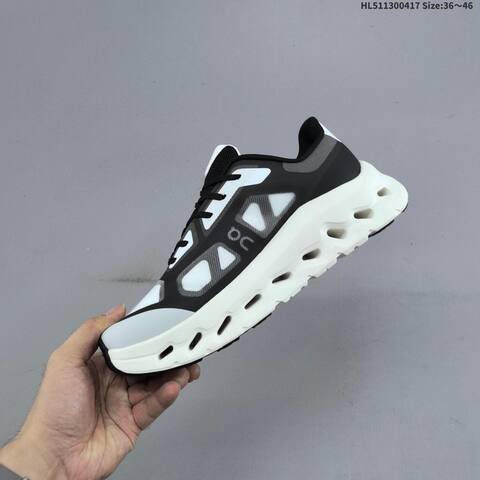 On Cloudtilt Black White Off White EU 36-46 Running Shoe Running Sneakers - Unisex (BS-69601)