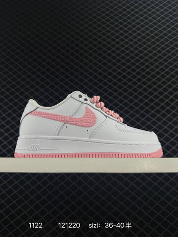 Nike Air Force 1 07 White Pink EU 36-40 5 Lifestyle - Unisex (BS-74057)