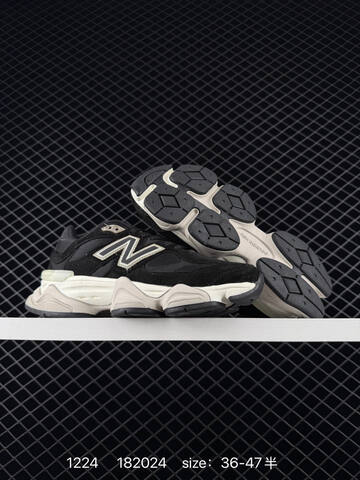 New Balance 9060 Black Off White Beige EU 36-47 Sneaker - Unisex (BS-82460)