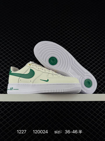 Nike Air Force 1 07 Sail White Green EU 36-46 5 Lifestyle - Unisex (BS-73451)