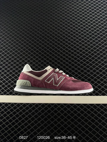 New Balance 574 U574LGBB Burgundy Off White Grey Black EU 36-45 Sneaker Unisex BS-82913