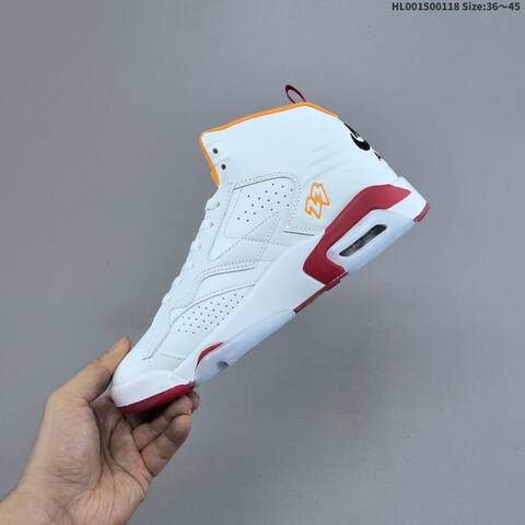 Jordan Air Jordan MVP 678 White Olive Green Red Orange 36 45 Basketball - Unisex (BS-66929)