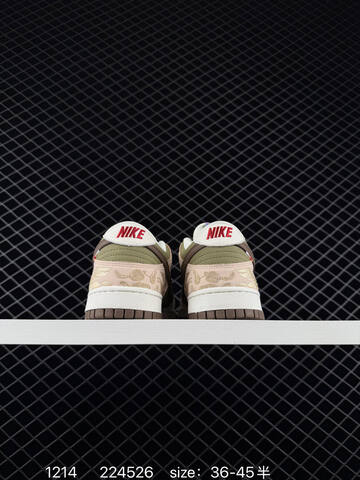 Nike SB Dunk Low Pro Olive Green Cream Pink Brown EU 36-45 Skate - Unisex (BS-73718)