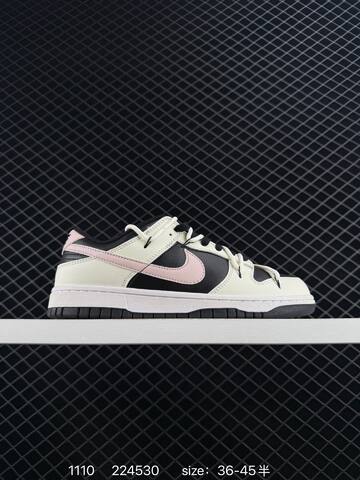 Nike SB Zoom Dunk Low Various Colorways Black Cream Brown Black White Gray Cream Black Pink 36-45 5 Skate - Unisex (BS-74272)