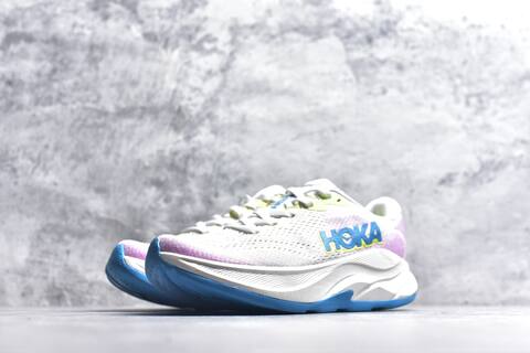 HOKA Rincon 4 White Pink Blue Neon Yellow Running Shoe Running Sneakers (BS-59414)