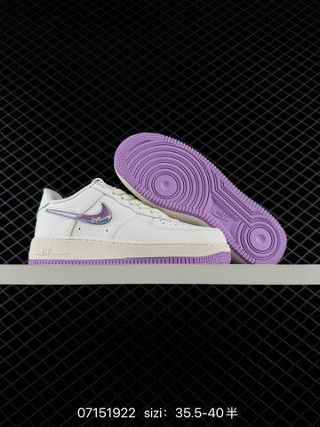 Nike Air Force 1 Low White Sail Purple Pink Blue EU 35 5-40 Lifestyle - Unisex (BS-70222)