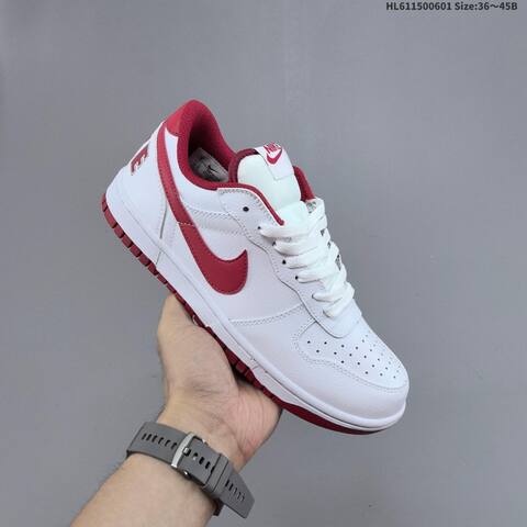 Nike Big Low 355152-150 White Red EU 36-45 Skate Shoe - Unisex BS-60009