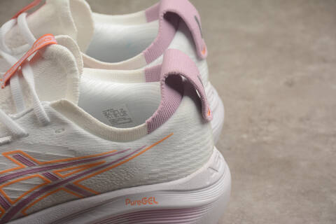 ASICS GEL NIMBUS 27 1012B753 101 White Purple Orange US 8 5 EUR 42 UK 7 5 CM 26 5 Running Shoe Running Sneakers - Men's (BS-59748)