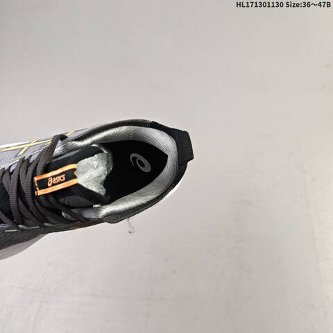 Asics Gel-Nimbus 27 Grey Black Orange Red White EU 36-47 Running Shoe Running Sneakers - Unisex (BS-69204)