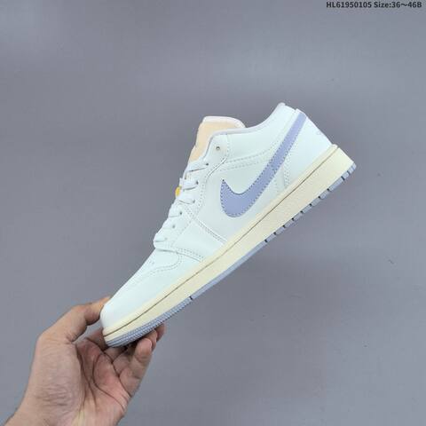Jordan Air Jordan 1 Low SE White Lilac Cream EU 36-46 Lifestyle - Unisex (BS-67094)