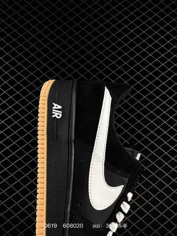 Nike Air Force 1 07 Low IB6388-200 Black White Gum EU 36-45 Sneaker - Unisex (BS-70694)