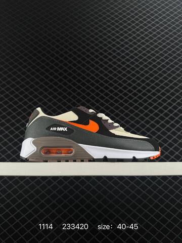 Nike Air Max 90 Gray Black Yellow EU 40-45 Lifestyle - Men's (BS-74208)