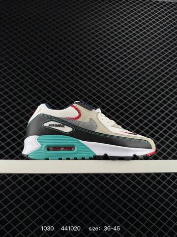 Nike Air Max 90 Various Colorways Shown Black Teal Beige Black Navy Grey Yellow EU 36-45 Lifestyle - Unisex (BS-74471)