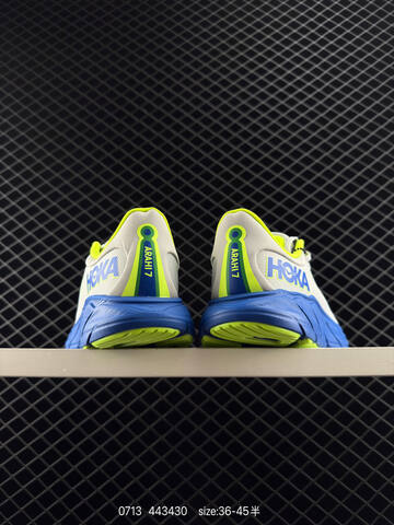 HOKA ONE ONE Arahi 7 White Grey Blue Neon Yellow EU 36-45 Running Shoe Running Sneakers - Unisex (BS-86558)