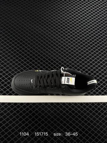 Nike Air Force 1 07 White Black 36-45 Casual - Unisex (BS-74370)