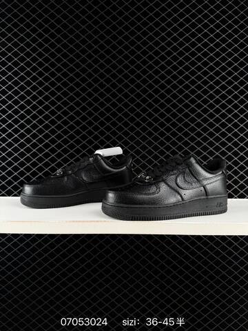 Nike Air Force 1 07 LV8 IV6306 Black Silver EU 36-45 Skate - Unisex (BS-70406)