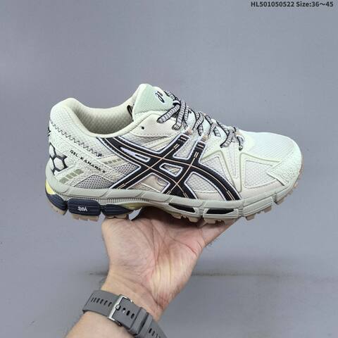 ASICS Gel-Kahana 8 Silver Grey Off White EU 36-45 Trail Shoe Trail Running Sneakers - Unisex (BS-68811)