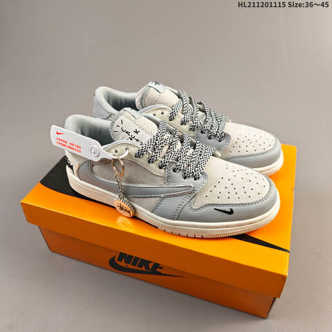 Jordan Air Jordan 1 Low White Green EU 36-45 Basketball - Unisex (BS-63694)