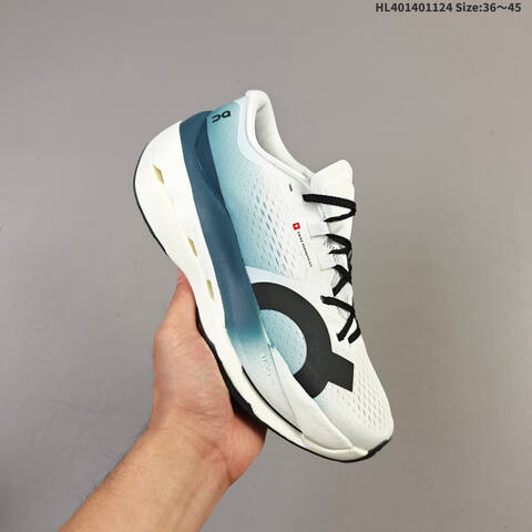 On Running Cloudboom Max 3 MF30314651 White Light Blue Black EU 36-45 Running Shoe Running Sneakers - Unisex (BS-69774)