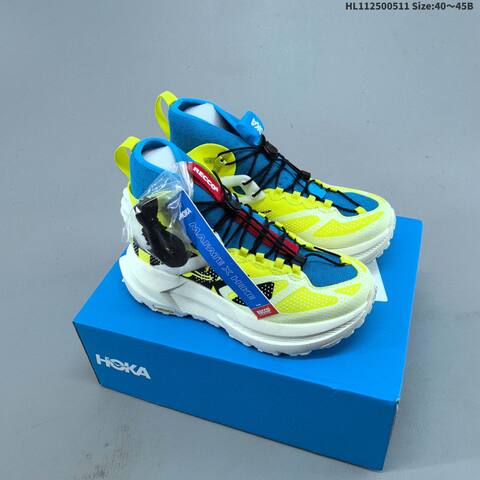 HOKA ONE ONE Mafate X Hike TPU Cream Black Orange Red EU 40-45 Trail Shoe Trail Running Sneakers - Men's (BS-69341)