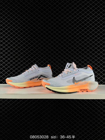 Nike Pegasus Trail 5 GORE-TEX Light Grey Orange Cream Black EU 36-45 - Unisex BS-69938