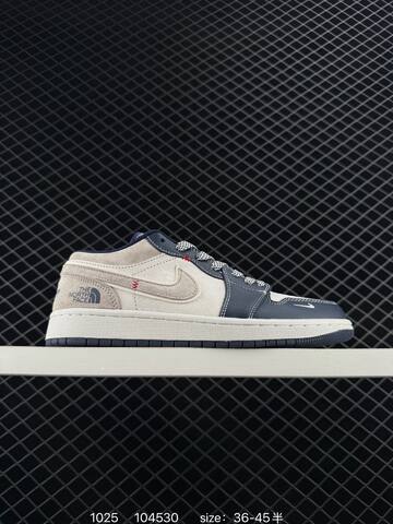 Jordan Air Jordan 1 Low Cream Dark Grey Off White EU 36-45 Sneaker - Unisex BS-80445