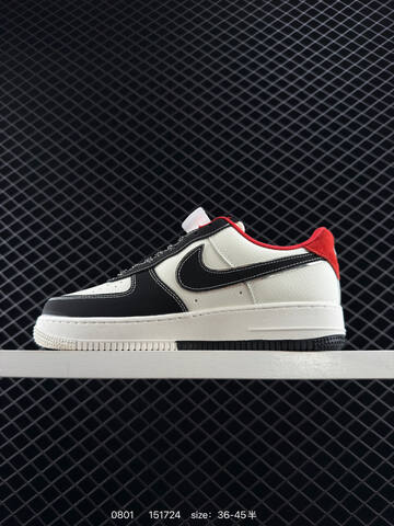 Nike Air Force 1 Low Louis Vuitton Off White Black Red EU 39-45 Sneaker - Unisex (BS-80989)