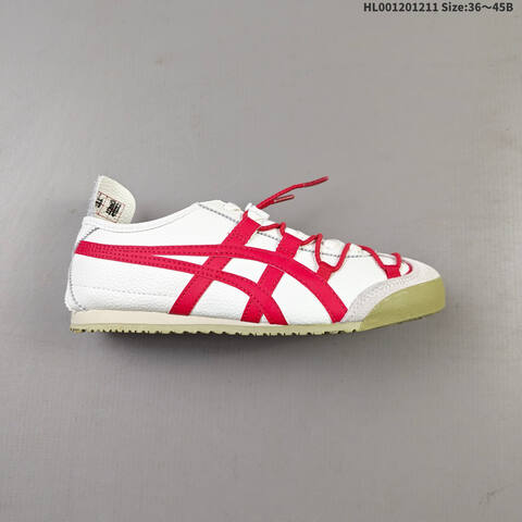 Onitsuka Tiger Mexico 66 White Red Orange EU 36-45 Sneaker Casual Sneakers - Unisex (BS-69167)