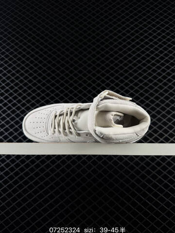 Nike Air Force 1 Mid 07 Light Grey White Red EU 39-45 Lifestyle - Unisex (BS-70080)