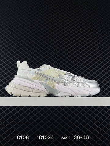 Nike V2K Run White Silver Cream Black EU 36-46 Running - Unisex (BS-73258)