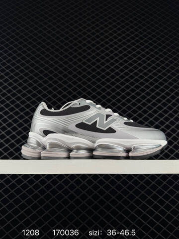 New Balance 2000 Silver Black White Grey EU 36-46 5 Sneaker Unisex BS-82504
