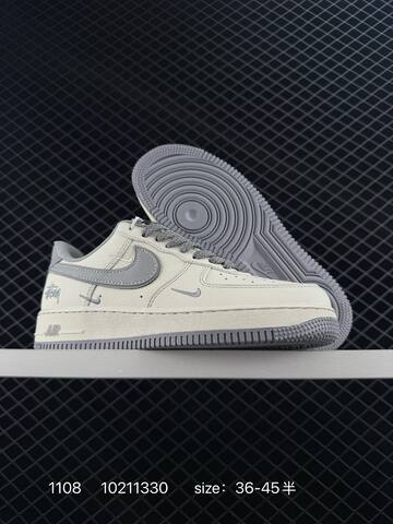 Nike Air Force 1 07 Low White Black EU 36-45 Lifestyle - Unisex (BS-74313)
