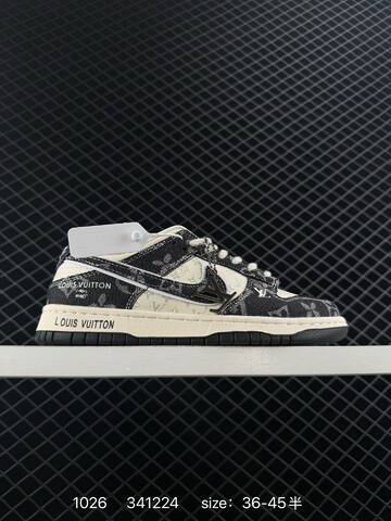 Nike SB Dunk Low Cream White Brown Black Multi EU 36-45 Skate - Unisex (BS-74547)