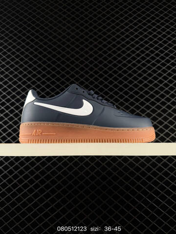 Nike Air Force 1 07 Low Black White Navy Gum EU 36-45 Skate - Unisex BS-69947
