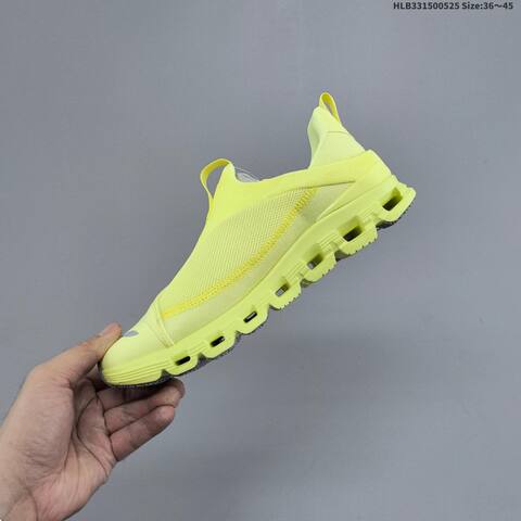 On Cloud X4 Neon Yellow Grey EU 36-45 Running Shoe Running Sneakers - Unisex (BS-69520)