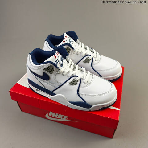 Nike Air Flight 89 White Purple Teal EU 36-45 Basketball - Unisex (BS-63291)