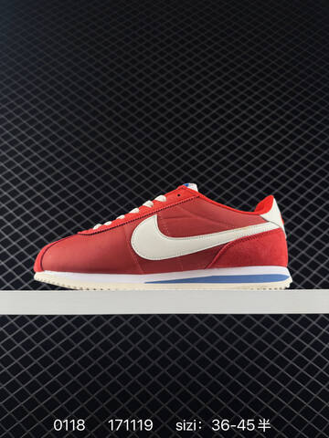 Nike Classic Cortez Nylon Red White EU 36-45 5 Casual - Unisex (BS-73094)