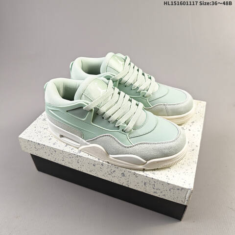 Jordan Air Jordan 4 RM FQ7940-003 Light Mint Seafoam Green With Grey Suede And White Sole EU 36-48 Lifestyle - Unisex (BS-63576)