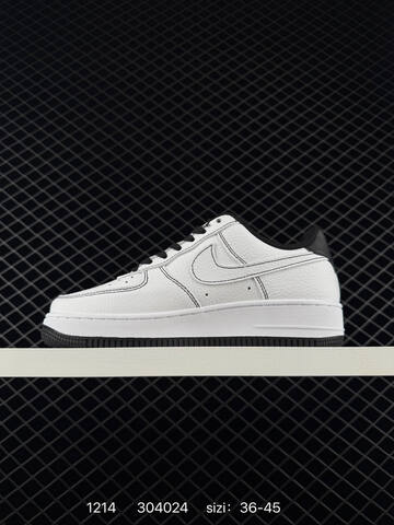 Nike Air Force 1 07 White Black Gold 36-45 Lifestyle - Unisex (BS-73720)