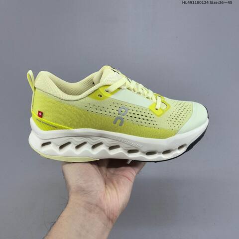 On Running Cloudsurfer Trail 2 Light Grey Bright Blue Black EU 36-45 Trail Shoe Trail Running Sneakers - Unisex (BS-69701)