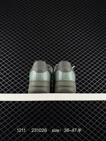 Nike Air Force 1 07 Low Green Olive With Dark Gray Swoosh EU 36-47 5 Lifestyle - Unisex (BS-73763)