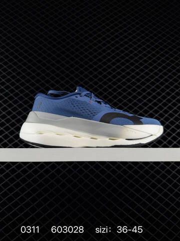 On Cloudboom Strike Blue Grey White Black EU 36-45 Running Shoe Running Sneakers - Unisex BS-85395