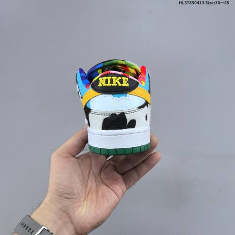 Nike SB Dunk Low Pro Blue Yellow Black White Green EU 36-45 Skate Shoe - Unisex (BS-60767)