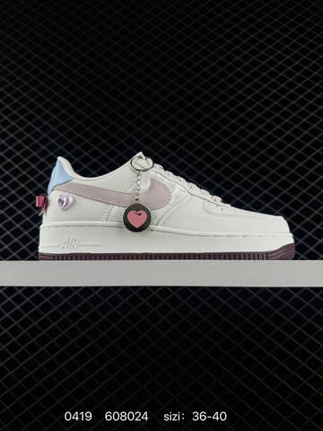 Nike Air Force 1 07 Low Sail Light Pink Light Blue Burgundy EU 36-40 Lifestyle - Unisex (BS-72001)