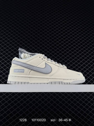 Nike SB Dunk Low Sail White With Black Or Grey Accents EU 36-45 5 Skate - Unisex (BS-73426)