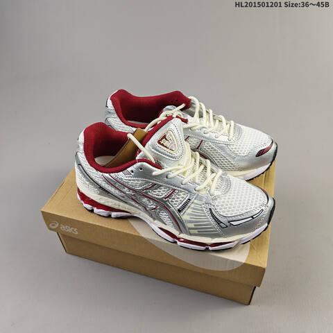 ASICS Gel Kayano 12 1 Kith White Silver Mint Green Yellow EU 36-45 Running Shoe Running Sneakers - Unisex (BS-69201)