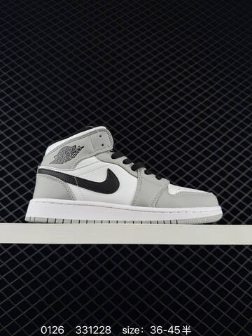 Jordan Air Jordan 1 Mid Black White Yellow EU 36-45 Sneaker - Unisex BS-79758