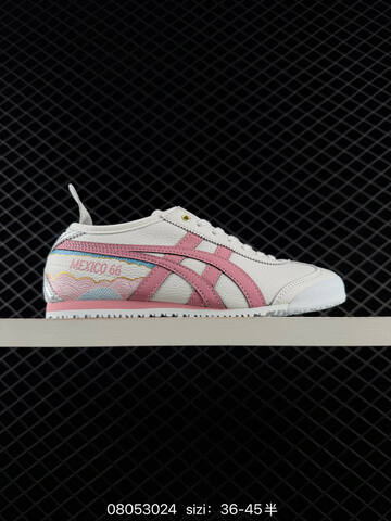 Onitsuka Tiger Mexico 66 White Pink Blue Yellow EU 36-45 Sneaker Casual Sneakers - Unisex BS-81642