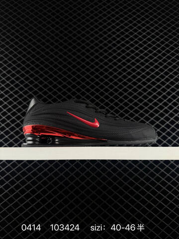 Nike Shox Z HQ7540-006 Black University Red EU 40-46 Including Half Sizes Lifestyle - Men's (BS-72099)